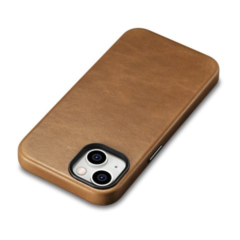 ICarer Oil Wax Premium Leather Case skórzane etui iPhone 14 Plus magnetyczne z MagSafe brązowy (WMI14220703-TN) ICarer Oil Wax Premium Leather Case skórzane etui iPhone 14 Plus magnetyczne z MagSafe brązowy (WMI14220703-TN)