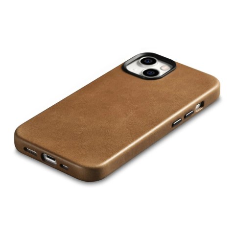 ICarer Oil Wax Premium Leather Case skórzane etui iPhone 14 Plus magnetyczne z MagSafe brązowy (WMI14220703-TN) ICarer Oil Wax Premium Leather Case skórzane etui iPhone 14 Plus magnetyczne z MagSafe brązowy (WMI14220703-TN)