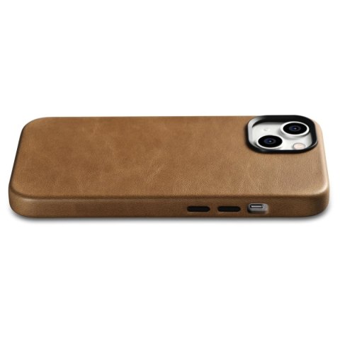 ICarer Oil Wax Premium Leather Case skórzane etui iPhone 14 Plus magnetyczne z MagSafe brązowy (WMI14220703-TN) ICarer Oil Wax Premium Leather Case skórzane etui iPhone 14 Plus magnetyczne z MagSafe brązowy (WMI14220703-TN)