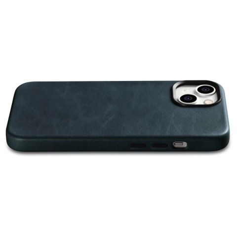 ICarer Oil Wax Premium Leather Case skórzane etui iPhone 14 Plus magnetyczne z MagSafe ciemnoniebieski (WMI14220703-BU) ICarer Oil Wax Premium Leather Case skórzane etui iPhone 14 Plus magnetyczne z MagSafe ciemnoniebieski (WMI14220703-BU)
