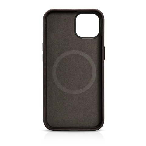 ICarer Oil Wax Premium Leather Case skórzane etui iPhone 14 magnetyczne z MagSafe brązowy (WMI14220701-BN) ICarer Oil Wax Premium Leather Case skórzane etui iPhone 14 magnetyczne z MagSafe brązowy (WMI14220701-BN)