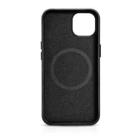 ICarer Oil Wax Premium Leather Case skórzane etui iPhone 14 magnetyczne z MagSafe czarny (WMI14220701-BK) ICarer Oil Wax Premium Leather Case skórzane etui iPhone 14 magnetyczne z MagSafe czarny (WMI14220701-BK)