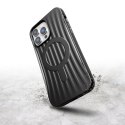 Raptic X-Doria Clutch Built Case etui iPhone 14 Pro Max z MagSafe pokrowiec plecki czarny Raptic X-Doria Clutch Built Case etui iPhone 14 Pro Max z MagSafe pokrowiec plecki czarny