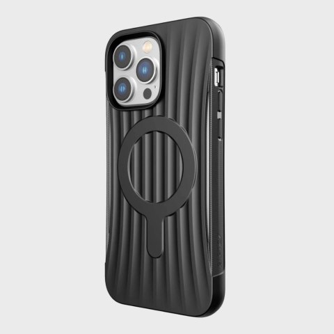 Raptic X-Doria Clutch Built Case etui iPhone 14 Pro Max z MagSafe pokrowiec plecki czarny Raptic X-Doria Clutch Built Case etui iPhone 14 Pro Max z MagSafe pokrowiec plecki czarny