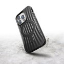 Raptic X-Doria Clutch Built Case etui iPhone 14 Pro z MagSafe pokrowiec plecki czarny Raptic X-Doria Clutch Built Case etui iPhone 14 Pro z MagSafe pokrowiec plecki czarny