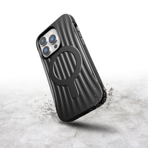 Raptic X-Doria Clutch Built Case etui iPhone 14 Pro z MagSafe pokrowiec plecki czarny Raptic X-Doria Clutch Built Case etui iPhone 14 Pro z MagSafe pokrowiec plecki czarny