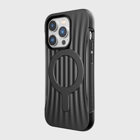 Raptic X-Doria Clutch Built Case etui iPhone 14 Pro z MagSafe pokrowiec plecki czarny Raptic X-Doria Clutch Built Case etui iPhone 14 Pro z MagSafe pokrowiec plecki czarny