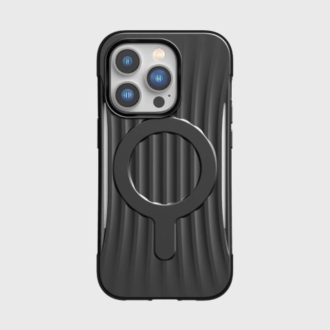 Raptic X-Doria Clutch Built Case etui iPhone 14 Pro z MagSafe pokrowiec plecki czarny Raptic X-Doria Clutch Built Case etui iPhone 14 Pro z MagSafe pokrowiec plecki czarny