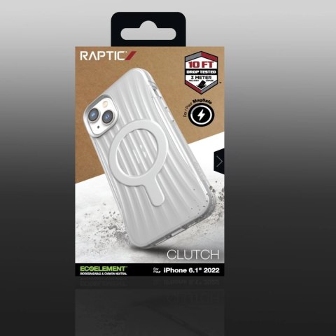 Raptic X-Doria Clutch Built Case etui iPhone 14 z MagSafe pokrowiec plecki przezroczysty Raptic X-Doria Clutch Built Case etui iPhone 14 z MagSafe pokrowiec plecki przezroczysty