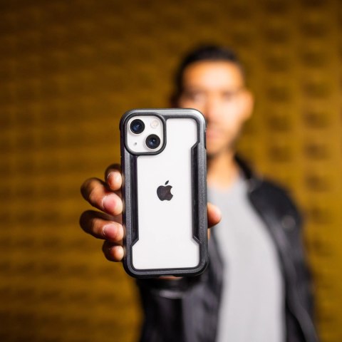 Raptic X-Doria Shield Case etui iPhone 14 pancerny pokrowiec czarny Raptic X-Doria Shield Case etui iPhone 14 pancerny pokrowiec czarny