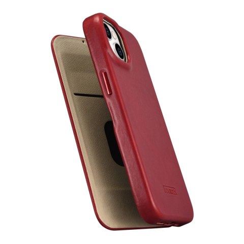 ICarer CE Oil Wax Premium Leather Folio Case skórzane etui iPhone 14 Plus z klapką magnetyczne MagSafe czerwony (AKI14220707-RD) ICarer CE Oil Wax Premium Leather Folio Case skórzane etui iPhone 14 Plus z klapką magnetyczne MagSafe czerwony (AKI14220707-RD)