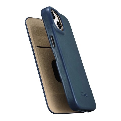 ICarer CE Oil Wax Premium Leather Folio Case skórzane etui iPhone 14 Plus z klapką magnetyczne MagSafe niebieski (AKI14220707-BU ICarer CE Oil Wax Premium Leather Folio Case skórzane etui iPhone 14 Plus z klapką magnetyczne MagSafe niebieski (AKI14220707-BU
