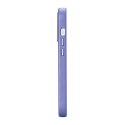 ICarer Case Leather pokrowiec etui z naturalnej skóry do iPhone 14 Pro Max jasnofioletowy (WMI14220708-LP) (kompatybilne z MagSa
