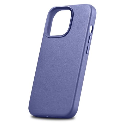 ICarer Case Leather pokrowiec etui z naturalnej skóry do iPhone 14 Pro Max jasnofioletowy (WMI14220708-LP) (kompatybilne z MagSa ICarer Case Leather pokrowiec etui z naturalnej skóry do iPhone 14 Pro Max jasnofioletowy (WMI14220708-LP) (kompatybilne z MagSa