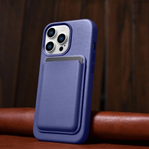 ICarer Case Leather pokrowiec etui z naturalnej skóry do iPhone 14 Pro Max jasnofioletowy (WMI14220708-LP) (kompatybilne z MagSa ICarer Case Leather pokrowiec etui z naturalnej skóry do iPhone 14 Pro Max jasnofioletowy (WMI14220708-LP) (kompatybilne z MagSa