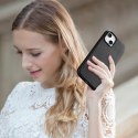 ICarer Case Leather pokrowiec etui z naturalnej skóry do iPhone 14 czarny (WMI14220705-BK) (kompatybilne z MagSafe)