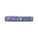 ICarer Case Leather pokrowiec etui z naturalnej skóry do iPhone 14 jasnofioletowy (WMI14220705-LP) (kompatybilne z MagSafe)
