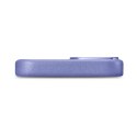 ICarer Case Leather pokrowiec etui z naturalnej skóry do iPhone 14 jasnofioletowy (WMI14220705-LP) (kompatybilne z MagSafe)
