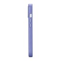 ICarer Case Leather pokrowiec etui z naturalnej skóry do iPhone 14 jasnofioletowy (WMI14220705-LP) (kompatybilne z MagSafe)