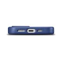 ICarer Case Leather pokrowiec etui z naturalnej skóry do iPhone 14 niebieski (WMI14220705-BU) (kompatybilne z MagSafe)