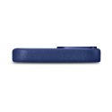 ICarer Case Leather pokrowiec etui z naturalnej skóry do iPhone 14 niebieski (WMI14220705-BU) (kompatybilne z MagSafe)