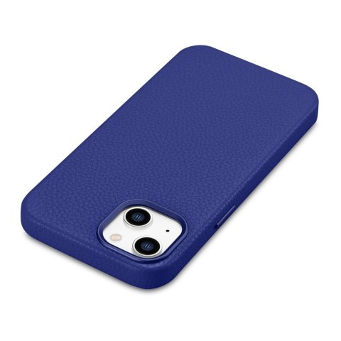 ICarer Litchi Premium Leather Case skórzane etui iPhone 14 Plus magnetyczne z MagSafe ciemnoniebieski (WMI14220711-DB) ICarer Litchi Premium Leather Case skórzane etui iPhone 14 Plus magnetyczne z MagSafe ciemnoniebieski (WMI14220711-DB)