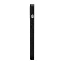 ICarer Litchi Premium Leather Case skórzane etui iPhone 14 Plus magnetyczne z MagSafe czarny (WMI14220711-BK)