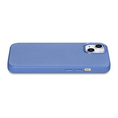 ICarer Litchi Premium Leather Case skórzane etui iPhone 14 Plus magnetyczne z MagSafe jasnoniebieski (WMI14220711-LB) ICarer Litchi Premium Leather Case skórzane etui iPhone 14 Plus magnetyczne z MagSafe jasnoniebieski (WMI14220711-LB)
