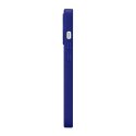 ICarer Litchi Premium Leather Case skórzane etui iPhone 14 Pro magnetyczne z MagSafe ciemnoniebieski (WMI14220710-DB)