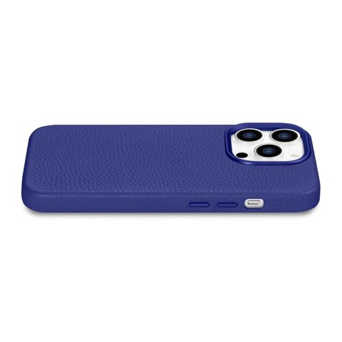ICarer Litchi Premium Leather Case skórzane etui iPhone 14 Pro magnetyczne z MagSafe ciemnoniebieski (WMI14220710-DB) ICarer Litchi Premium Leather Case skórzane etui iPhone 14 Pro magnetyczne z MagSafe ciemnoniebieski (WMI14220710-DB)