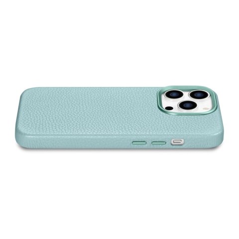ICarer Litchi Premium Leather Case skórzane etui iPhone 14 Pro magnetyczne z MagSafe zielony (WMI14220710-GN) ICarer Litchi Premium Leather Case skórzane etui iPhone 14 Pro magnetyczne z MagSafe zielony (WMI14220710-GN)