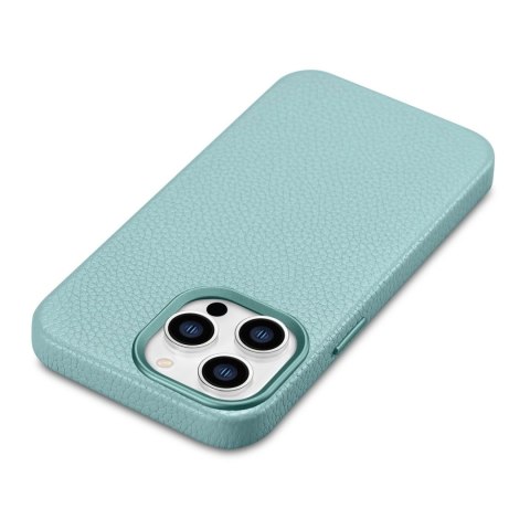ICarer Litchi Premium Leather Case skórzane etui iPhone 14 Pro magnetyczne z MagSafe zielony (WMI14220710-GN) ICarer Litchi Premium Leather Case skórzane etui iPhone 14 Pro magnetyczne z MagSafe zielony (WMI14220710-GN)