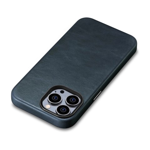 ICarer Oil Wax Premium Leather Case skórzane etui iPhone 14 Pro Max magnetyczne z MagSafe ciemnoniebieski (WMI14220704-BU) ICarer Oil Wax Premium Leather Case skórzane etui iPhone 14 Pro Max magnetyczne z MagSafe ciemnoniebieski (WMI14220704-BU)