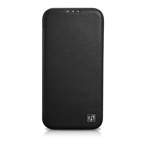 ICarer CE Premium Leather Folio Case skórzane etui iPhone 14 Plus z klapką magnetyczne MagSafe czarny (WMI14220715-BK) ICarer CE Premium Leather Folio Case skórzane etui iPhone 14 Plus z klapką magnetyczne MagSafe czarny (WMI14220715-BK)