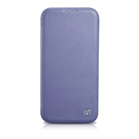 ICarer CE Premium Leather Folio Case skórzane etui iPhone 14 Plus z klapką magnetyczne MagSafe jasnofioletowy (WMI14220715-LP) ICarer CE Premium Leather Folio Case skórzane etui iPhone 14 Plus z klapką magnetyczne MagSafe jasnofioletowy (WMI14220715-LP)