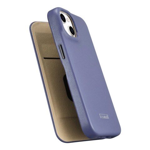 ICarer CE Premium Leather Folio Case skórzane etui iPhone 14 Plus z klapką magnetyczne MagSafe jasnofioletowy (WMI14220715-LP) ICarer CE Premium Leather Folio Case skórzane etui iPhone 14 Plus z klapką magnetyczne MagSafe jasnofioletowy (WMI14220715-LP)