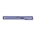 ICarer CE Premium Leather Folio Case skórzane etui iPhone 14 Plus z klapką magnetyczne MagSafe jasnofioletowy (WMI14220715-LP)