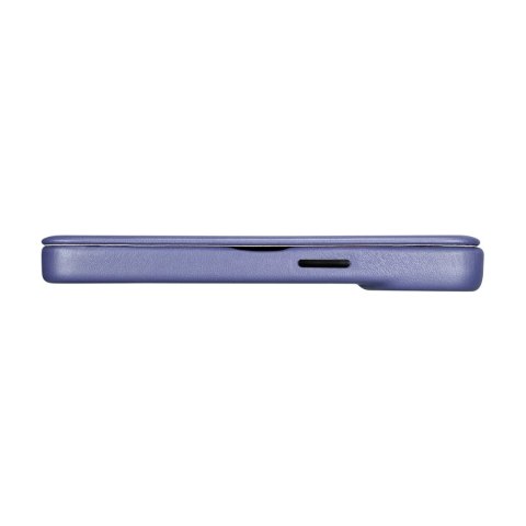 ICarer CE Premium Leather Folio Case skórzane etui iPhone 14 Plus z klapką magnetyczne MagSafe jasnofioletowy (WMI14220715-LP) ICarer CE Premium Leather Folio Case skórzane etui iPhone 14 Plus z klapką magnetyczne MagSafe jasnofioletowy (WMI14220715-LP)