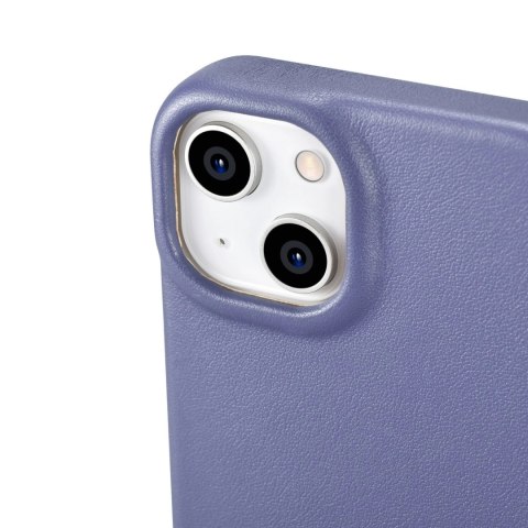 ICarer CE Premium Leather Folio Case skórzane etui iPhone 14 Plus z klapką magnetyczne MagSafe jasnofioletowy (WMI14220715-LP) ICarer CE Premium Leather Folio Case skórzane etui iPhone 14 Plus z klapką magnetyczne MagSafe jasnofioletowy (WMI14220715-LP)