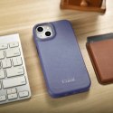 ICarer CE Premium Leather Folio Case skórzane etui iPhone 14 Plus z klapką magnetyczne MagSafe jasnofioletowy (WMI14220715-LP)