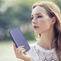 ICarer CE Premium Leather Folio Case skórzane etui iPhone 14 Plus z klapką magnetyczne MagSafe jasnofioletowy (WMI14220715-LP)