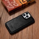 ICarer Leather Oil Wax etui iPhone 14 Pro Max skórzany pokrowiec czarne (WMI14220720-BK)