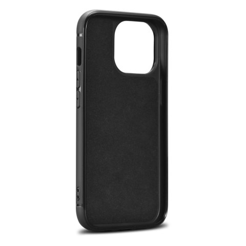 ICarer Leather Oil Wax etui iPhone 14 Pro Max skórzany pokrowiec czarne (WMI14220720-BK) ICarer Leather Oil Wax etui iPhone 14 Pro Max skórzany pokrowiec czarne (WMI14220720-BK)