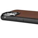 ICarer Leather Oil Wax etui pokryte naturalną skórą do iPhone 14 Plus (kompatybilne z MagSafe) brązowy (WMI14220719-BN)