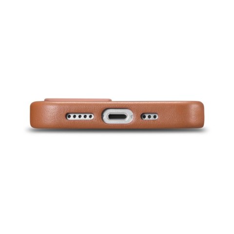 ICarer Case Leather pokrowiec etui z naturalnej skóry do iPhone 14 Plus brązowy (kompatybilne z MagSafe) ICarer Case Leather pokrowiec etui z naturalnej skóry do iPhone 14 Plus brązowy (kompatybilne z MagSafe)