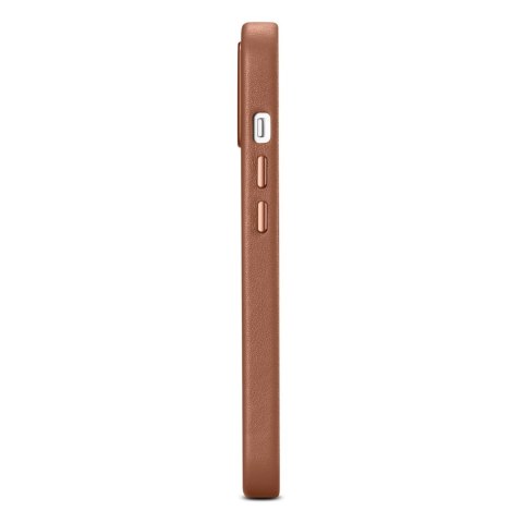 ICarer Case Leather pokrowiec etui z naturalnej skóry do iPhone 14 Plus brązowy (kompatybilne z MagSafe) ICarer Case Leather pokrowiec etui z naturalnej skóry do iPhone 14 Plus brązowy (kompatybilne z MagSafe)