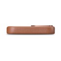 ICarer Case Leather pokrowiec etui z naturalnej skóry do iPhone 14 Plus brązowy (kompatybilne z MagSafe)