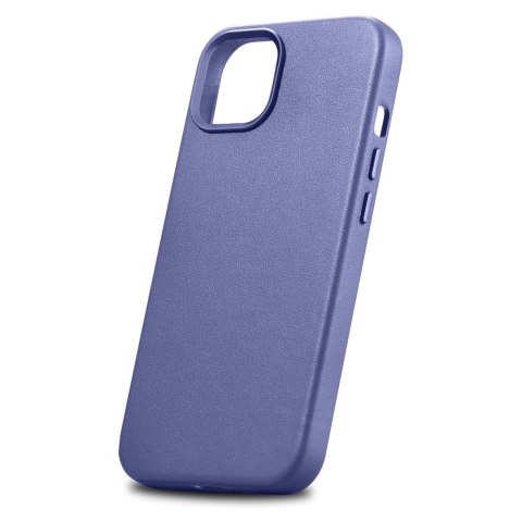 ICarer Case Leather pokrowiec etui z naturalnej skóry do iPhone 14 Plus jasnofioletowy (kompatybilne z MagSafe) ICarer Case Leather pokrowiec etui z naturalnej skóry do iPhone 14 Plus jasnofioletowy (kompatybilne z MagSafe)