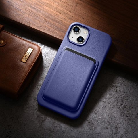ICarer Case Leather pokrowiec etui z naturalnej skóry do iPhone 14 Plus jasnofioletowy (kompatybilne z MagSafe) ICarer Case Leather pokrowiec etui z naturalnej skóry do iPhone 14 Plus jasnofioletowy (kompatybilne z MagSafe)