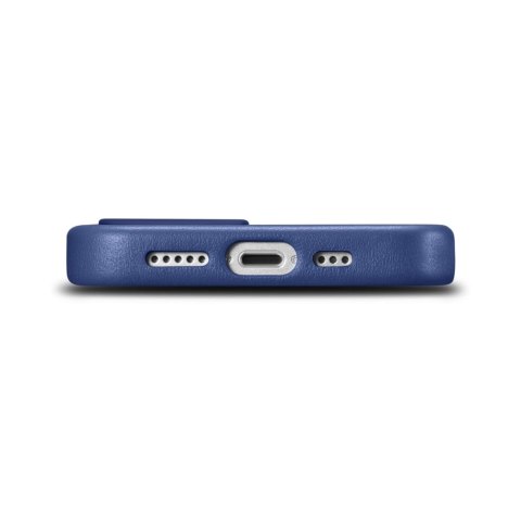 ICarer Case Leather pokrowiec etui z naturalnej skóry do iPhone 14 Plus niebieski (kompatybilne z MagSafe) ICarer Case Leather pokrowiec etui z naturalnej skóry do iPhone 14 Plus niebieski (kompatybilne z MagSafe)